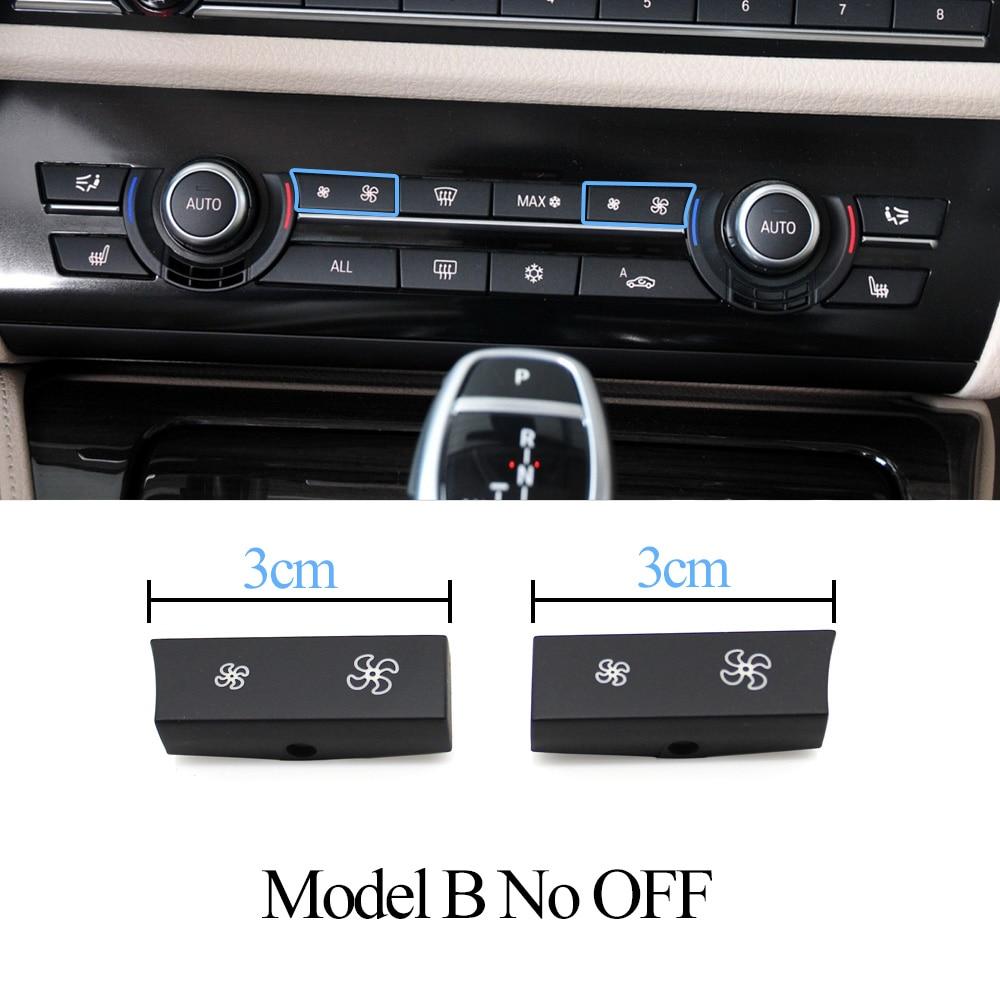 Upgraded Air Conditioner Heater Climate Fan Wind Volume Control AC Button Cover For BMW 5GT 5 6 7 Series F10 F11 F01 F02 F06 F12