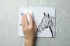 Danish Warmblood – Mouse pad with print, personalized pad with a horse | Art-Dog
