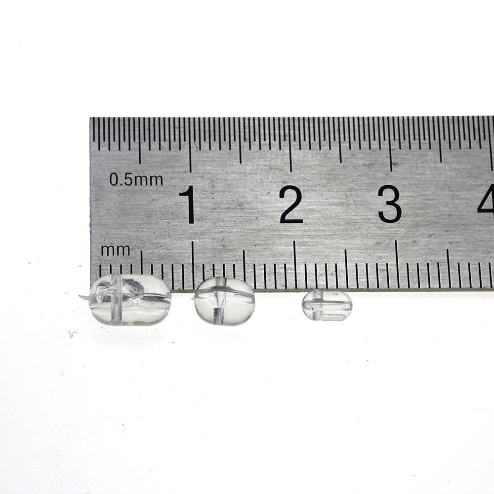 Transparent Fishing Float Clear Beads Double Cross Hole Beads Fishing Beads Fishing Cross Beads
