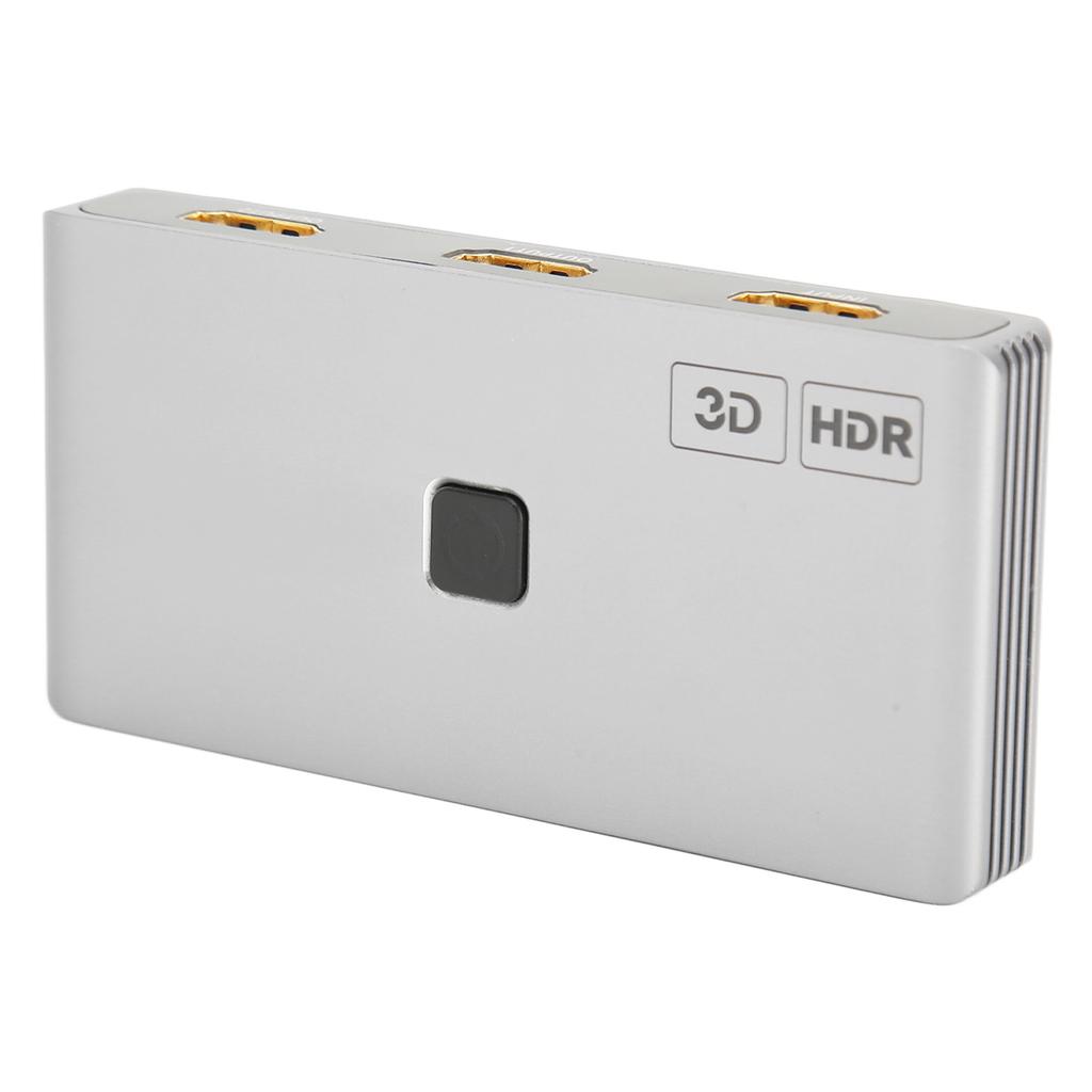 Переключатель 4K HD 1 вход 2 выхода до 18 Гбит/с 4K 60 Гц 3D CEC HDCP2.2 Поддержка HD Мультимедийный переключатель для