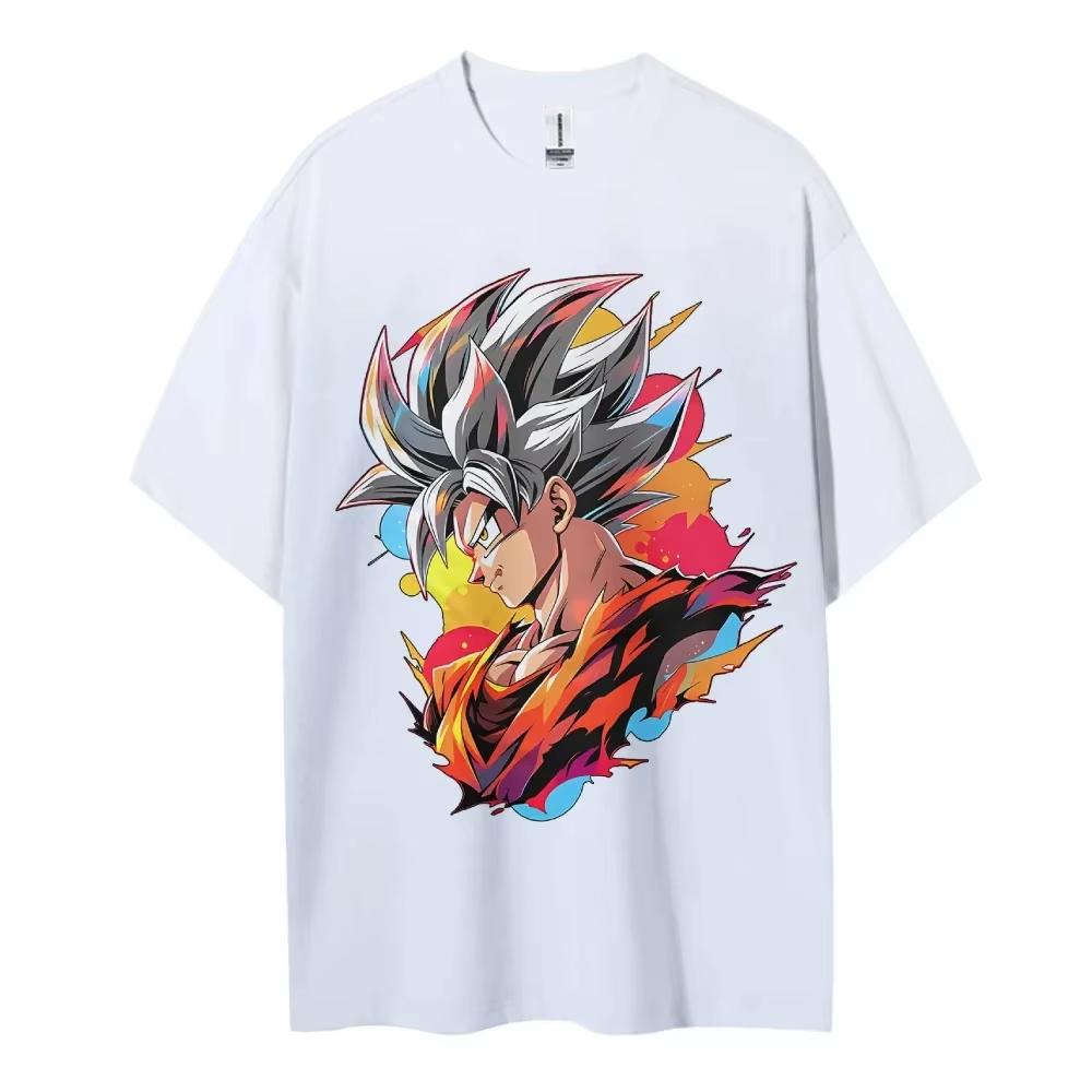 Summer New Dragon Ball Anime Printed Tshirt Unisexs and Womens Tshirt Unisexs Top Sports Tshirt Unisexs Tshirt Harajuku Y2K Tee