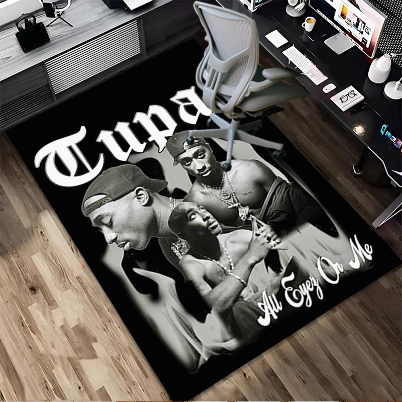 Tupac Legacy Living Room Non-Slip Area Rug Soft Carpet for Bedroom Game Playroom Sofa Office Home Decor Doormat Christmas Gift C9211205