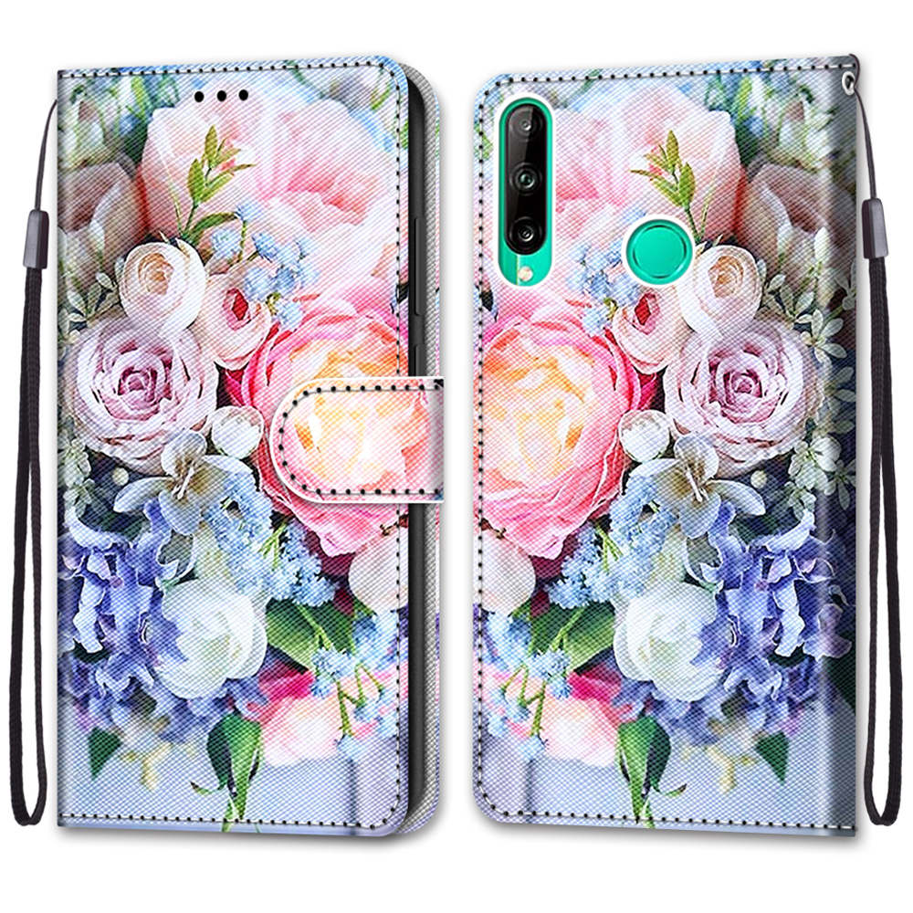 Роскошный окрашенный кожаный чехол-кошелек в стиле книги, защитный чехол для Huawei Y5 Y6 Y7 Y9 P30 P40 P20Lite/Mate 20 Lite/P Smart Z/Nova 6SE