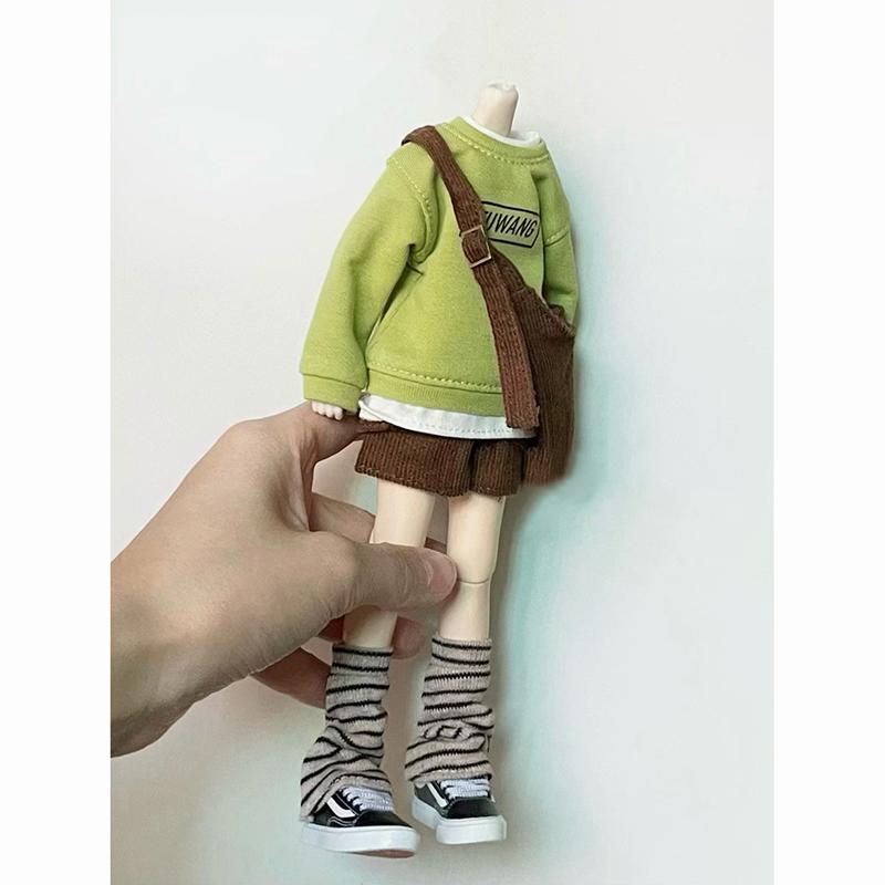 Новое поступление Одежда для Blythe Модный свитер Вельветовые шорты Сумка через плечо Кепки Повседневный набор для кукол Blyth OB24 Pullip 1/6 Наряд