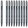 PENTEL Ручка-лайнер Point Liner 10 на водной основе, 0,1 мм, Черный, Ручки, S20P-1AD(10)