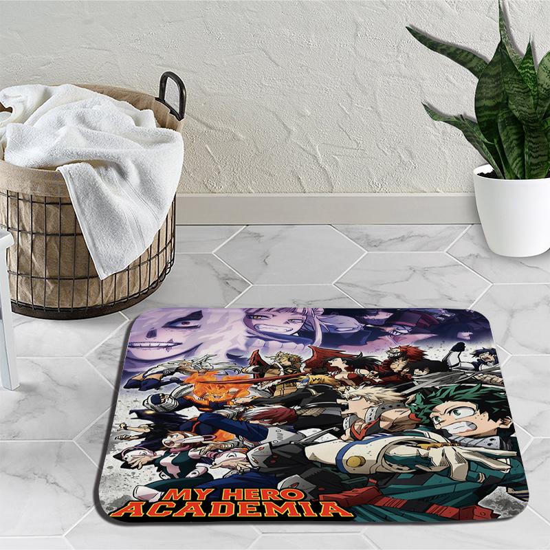 Amime My Hero Academy напольные коврики Деку Мидория Изуку Бакуго ковер мультфильм спальня гостиная мягкий нескользящий коврик