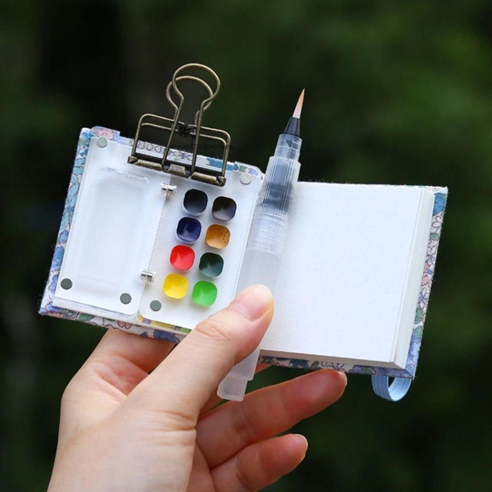 8/15 Grid Paint Pigment Box Mini Empty Paint Box Art Supplies Watercolor Paint Palette  Outdoor