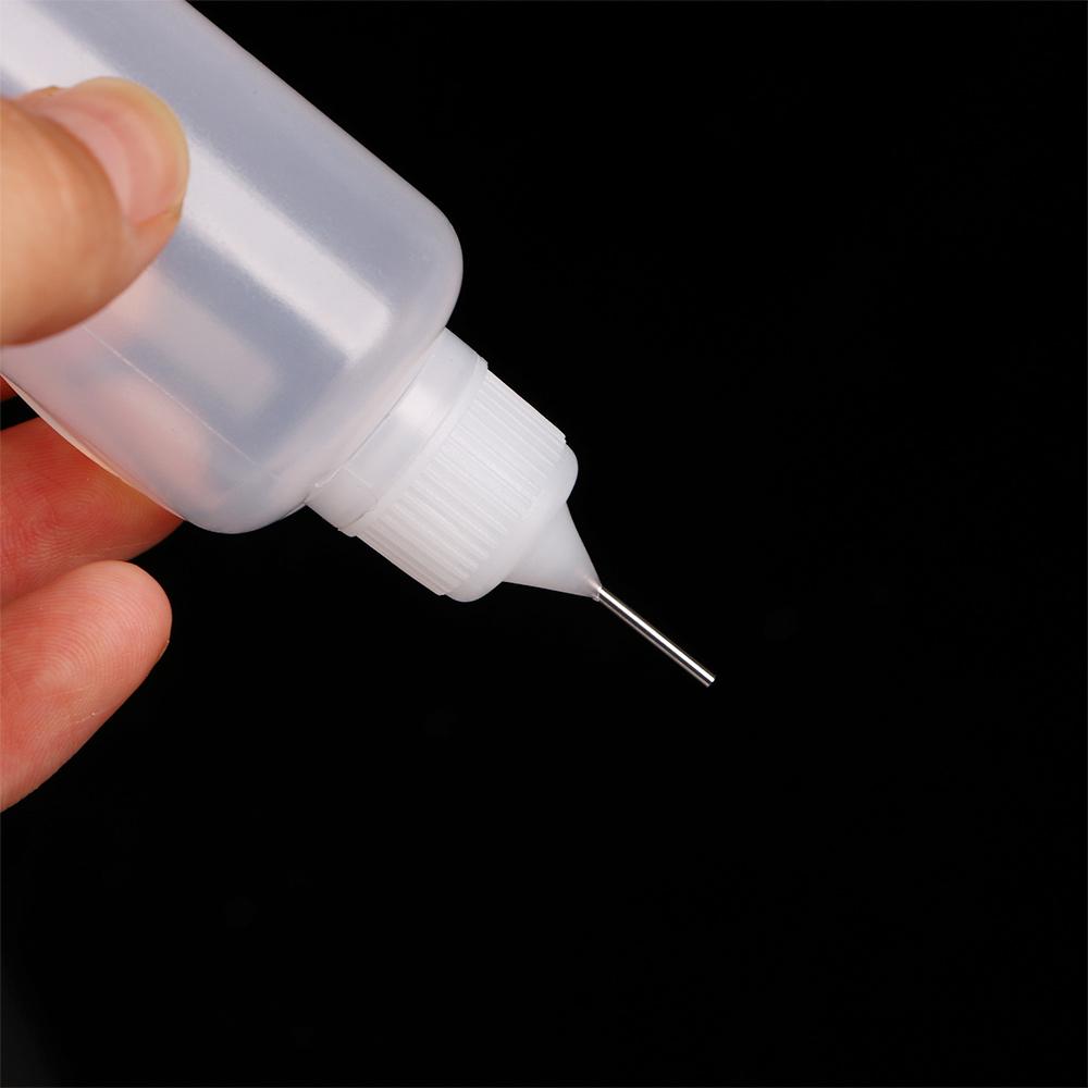 High quality Transparent Travel Squeeze bottle Refillable Bottle Needle Tip Empty Dropper Bottles