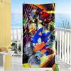 Sonic Durable Beach Towel lightweight for Outdoor Daily Use Fashion Lovers Perfect Gift for Valentine's Wedding Birthday