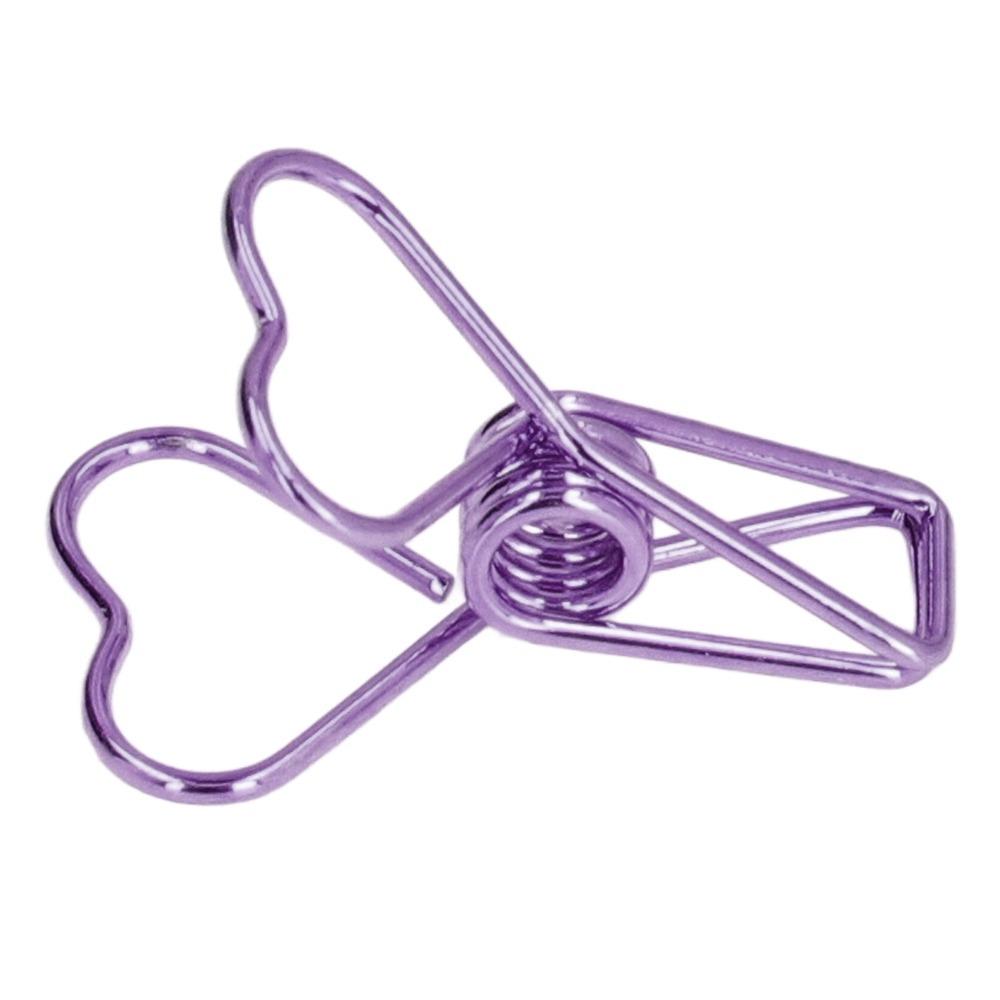 20pcs Compact Binder Clips Colorful Snack Bag Sealer Long Lasting Paper Fasteners Food Bag Sealing