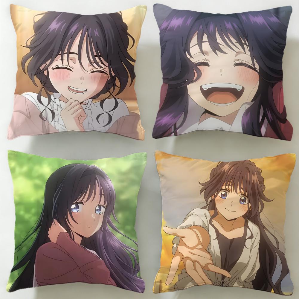 Популярный аниме-персонаж Каоруко Вагури Наволочка Мягкая и Легко стирающаяся – Универсальная для Дивана, Кровати, Путешествий и Офиса