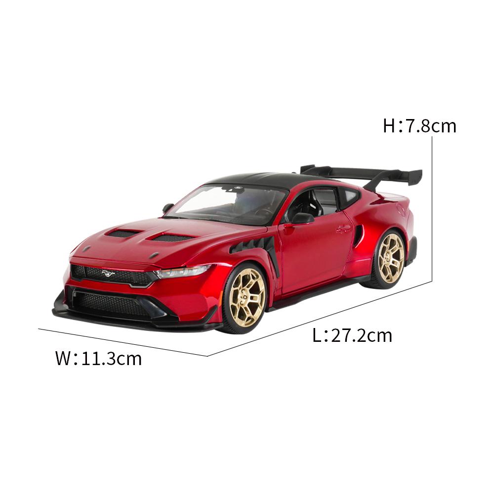 Майсто 1:18 2025 Ford Mustang GTD Спортивный Автомобиль Статическая Симуляция Литые Модели Автомобилей Коллекционная Модель Автомобиля Игрушки