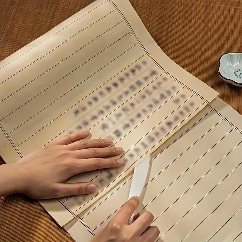 1Pc 787.4-inch Premium Rice Paper Roll-Antique Blank Semi-Cooked Xuan Paper,Perfect for Calligraphy,Artwork and Ideal for Beginners' Rice Paper Prints