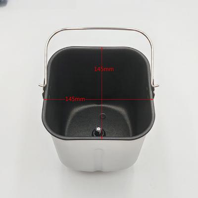 Ведро для хлебопечки Антипригарная форма для хлеба Запасные части С лопаткой для замешивания Выпечка Аксессуары для выпечки 14,5x14,5x19,5см