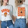 Ember EleUnisextal Футболка Модная двусторонняя футболка EleUnisextal Футболка Ember Футболка Уэйда и Эмбер Футболка WDW Magic Kingdom