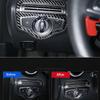 Для Mercedes Benz C GLC Class W205 X253 из настоящего углеродного волокна, аксессуары для интерьера автомобиля, украшение с центральным управлением