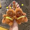 Милый брелок-капибара с пчелой, парная игрушка с крыльями, красивый подарок на день рождения для лучших друзей