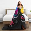 Hollow Knight Silksong Blanket  Warm Funny Plush Throw Blanket For Children Bedroom Flannel Bedspread Bed Cover
