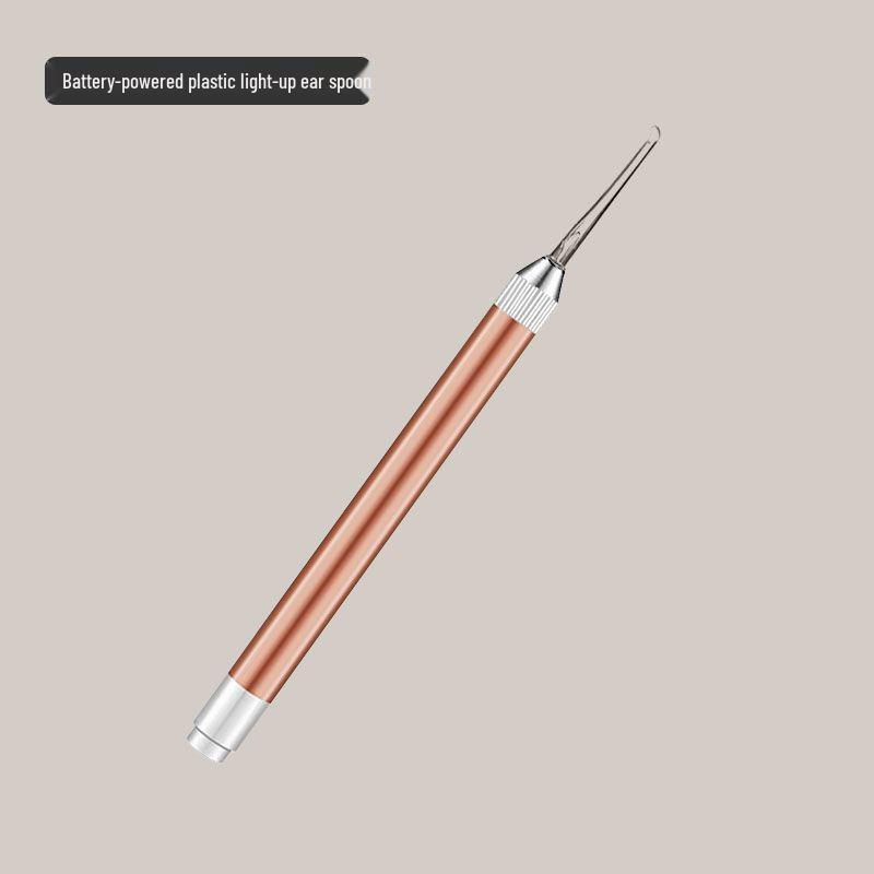 Перезаряжаемый набор светящихся ушных ложек для детей: Ухочистка и назальный зажим с подсветкой