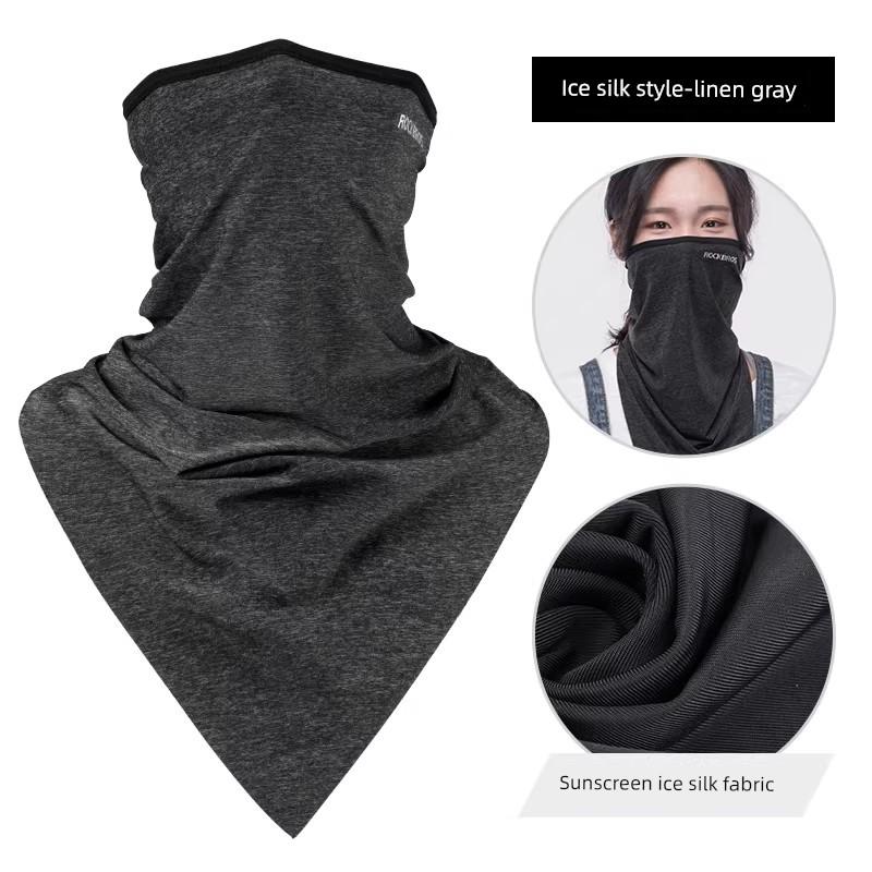 Brother Rock Sun Mask Men's and Women's Ice Silk Bandana Scarf Face Towel Magic Scarf Summer Outdoor Riding Equipment