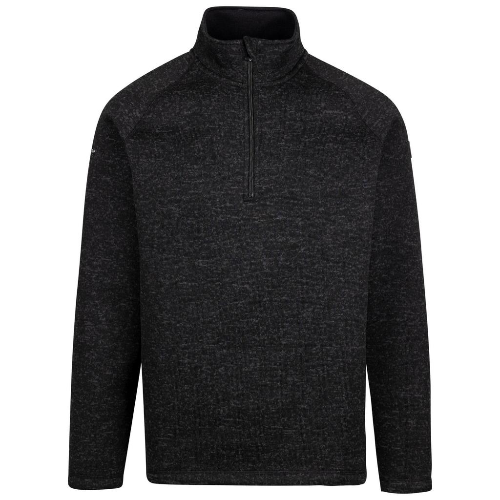 Mens Corsham Marl Half Zip Fleece Top