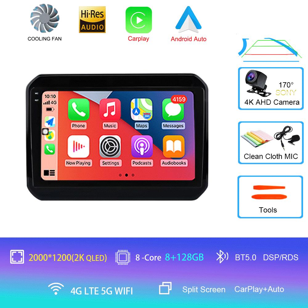 Вентилятор охлаждения Android 14 для Suzuki Ignis 2016 - 2020 GPS экран поддержка Raer камера Carplay BT автомобильный мультимедийный радио видеоплеер