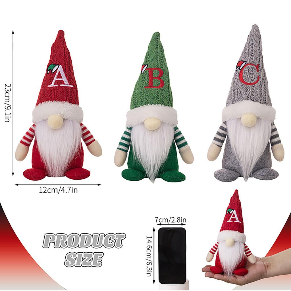 Faceless Doll Knitted Hat Gnome Doll Gifts Xmas Merry Christmas Decorations For Home Dwarf Rudolph Doll New Year Navidad