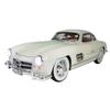 Mercedes-Benz 300SL Gullwing Coupe 1:Литой металлический модельный автомобиль в масштабе 1:24 - Белая версия