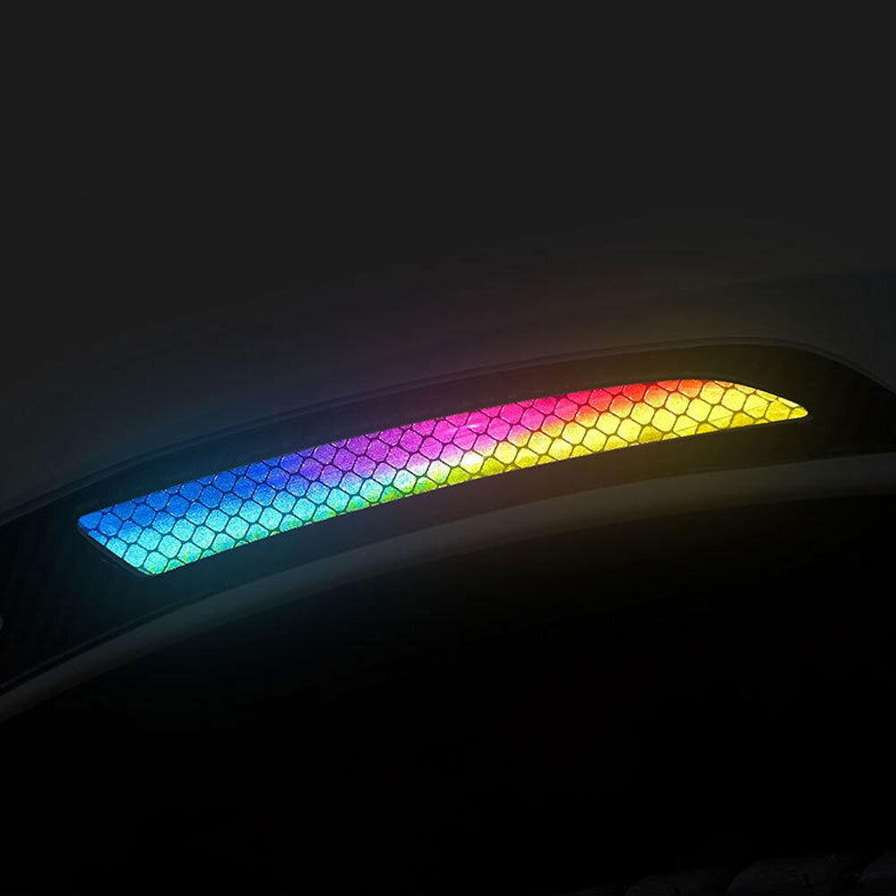 2X накладка на колесную арку автомобиля, светоотражающая полоса для предотвращения столкновений, наклейка с расклешенным краем крыла автомобиля