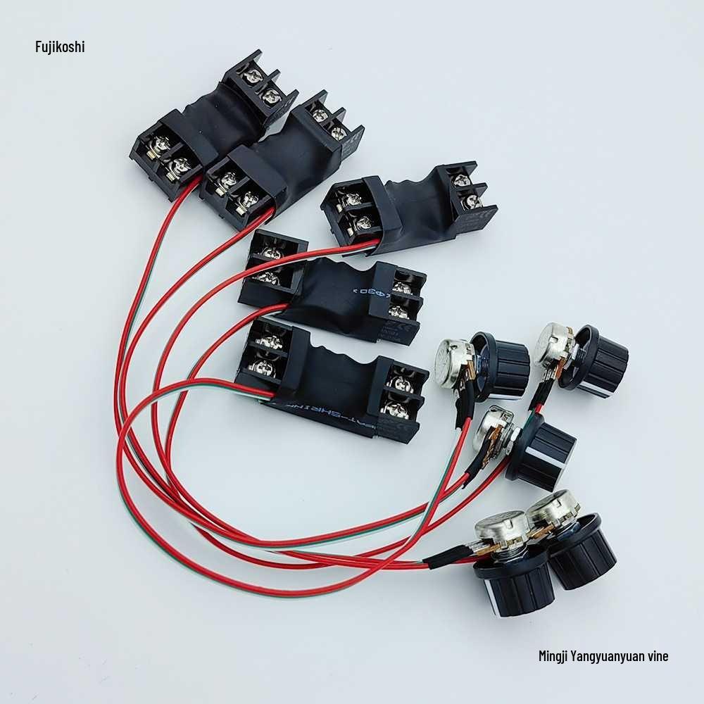 LED Dimmer Knob Controller 8A, 2V Adjustment, 0A Speed Control, 0-200 IP20