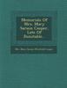 Книга Memorials of Mrs. Mary Sarson Cooper, Late of Dunstable...