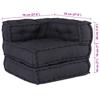 Modular Sofa Set 2 pcs Anthracite 140 x 70 x 56 cm Fabric