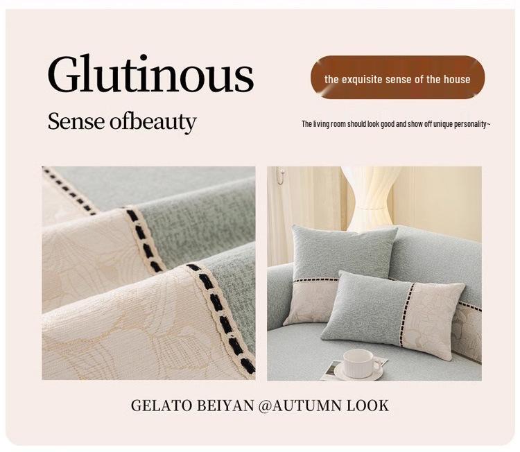 2025 Универсальная Роскошная Подушка для Дивана: Нескользящая, легкая и стильная кожаная накладка на сиденье