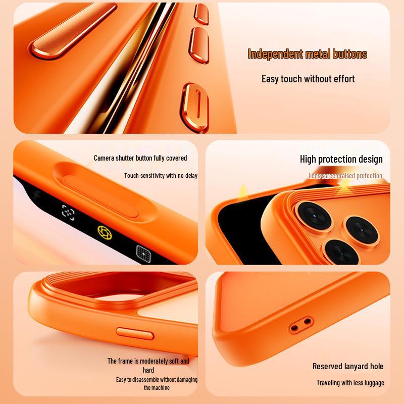 Магнитный чехол для телефона с покрытием Soft-Touch (матовый) для Apple iPhone 16/17 Pro Max - Защита от отпечатков пальцев