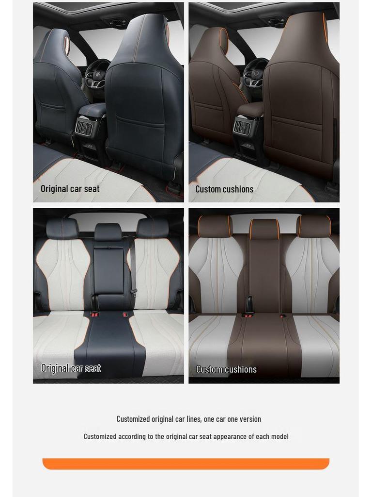 All-Season Leather Car Seat Cover for BYD Song Pro: Full Surround Design