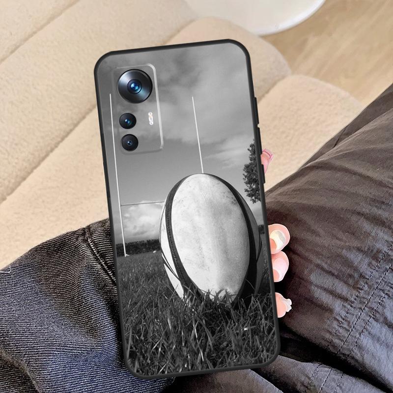 Rugby Ball For Xiaomi POCO C65 F5 X5 X4 X3 Pro F3 F4 M5s Mi 14 13 Pro 11T 12T 13T 12 Lite Phone Case