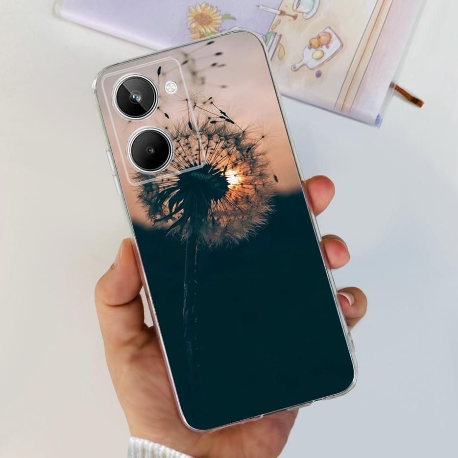 Чехол для Realme 10 4G Цветной Расписной Чехол Мягкий Силиконовый Чехол для Телефона Для Realme 10 Pro Plus Realme10 Pro+ Задняя Крышка Coque Capa