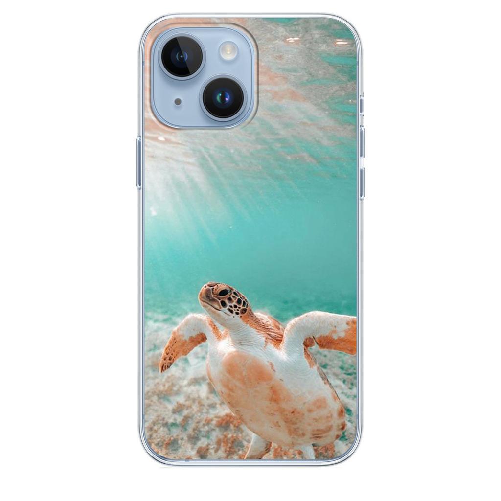 Applicable iPhone16 Sea Turtle Animal Phone Case Sea World Sea Turtle Phone Case