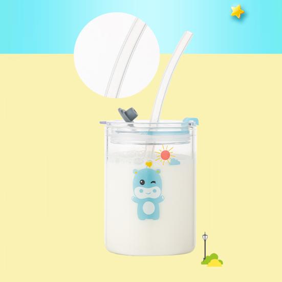 250 мл чашка-непроливайка с двойной ручкой, портативная детская соломенная чашка с защитой от ожогов для дома
