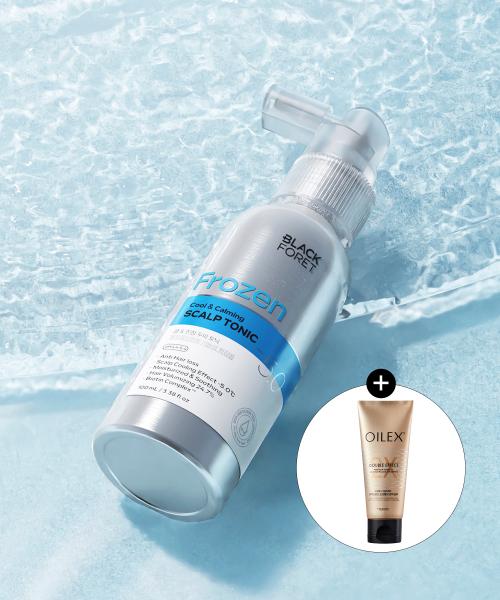 Frozen Cool & Soothing Tonic Spray 100ml + Kerasis Argan Repair Hair Loss Shampoo 60ml Bonus Gift