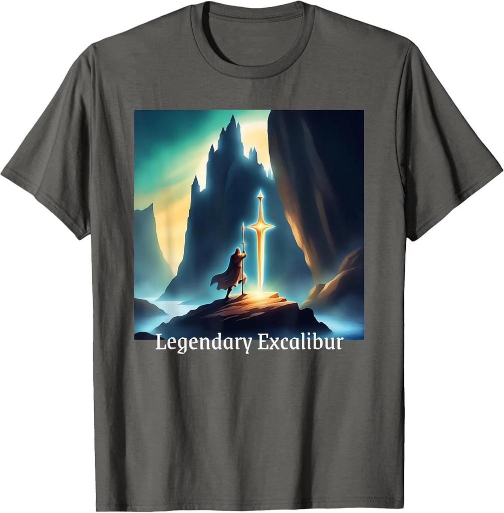 Camelot Excalibur Sword Graphic Tee for Fans of Legends