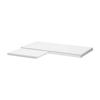 Yamazaki Tower Sliding Shelf, Wide Size, for Under-Appliance Kitchens (Fully Assembled, Only Stopper Installation Required), W80, White, W80 x D39.3-6