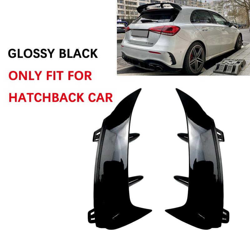 Подходит для аксессуаров Mercedes-Benz CLA W177 Hatchback A45 A35 A180 A200 A220 AMG 2019+ Задний бампер Спойлер Боковой воздухозаборник Canard C