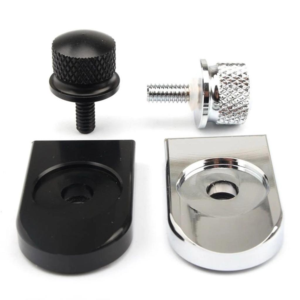 Алюминиевая вкладка для болта сиденья, винт, ручка-крышка, устойчивая к коррозии, ручка крепления сиденья, мотоциклетные аксессуары для Harley