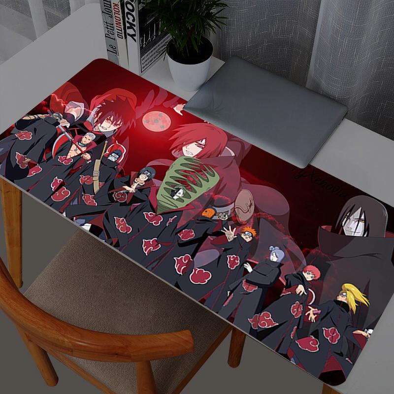 Mouse Pads Naruto Aakatsuki Mouse Pad Gaming Accessories Computer Keyboard Gamer Designed Specifically e-sports Games Mousepad