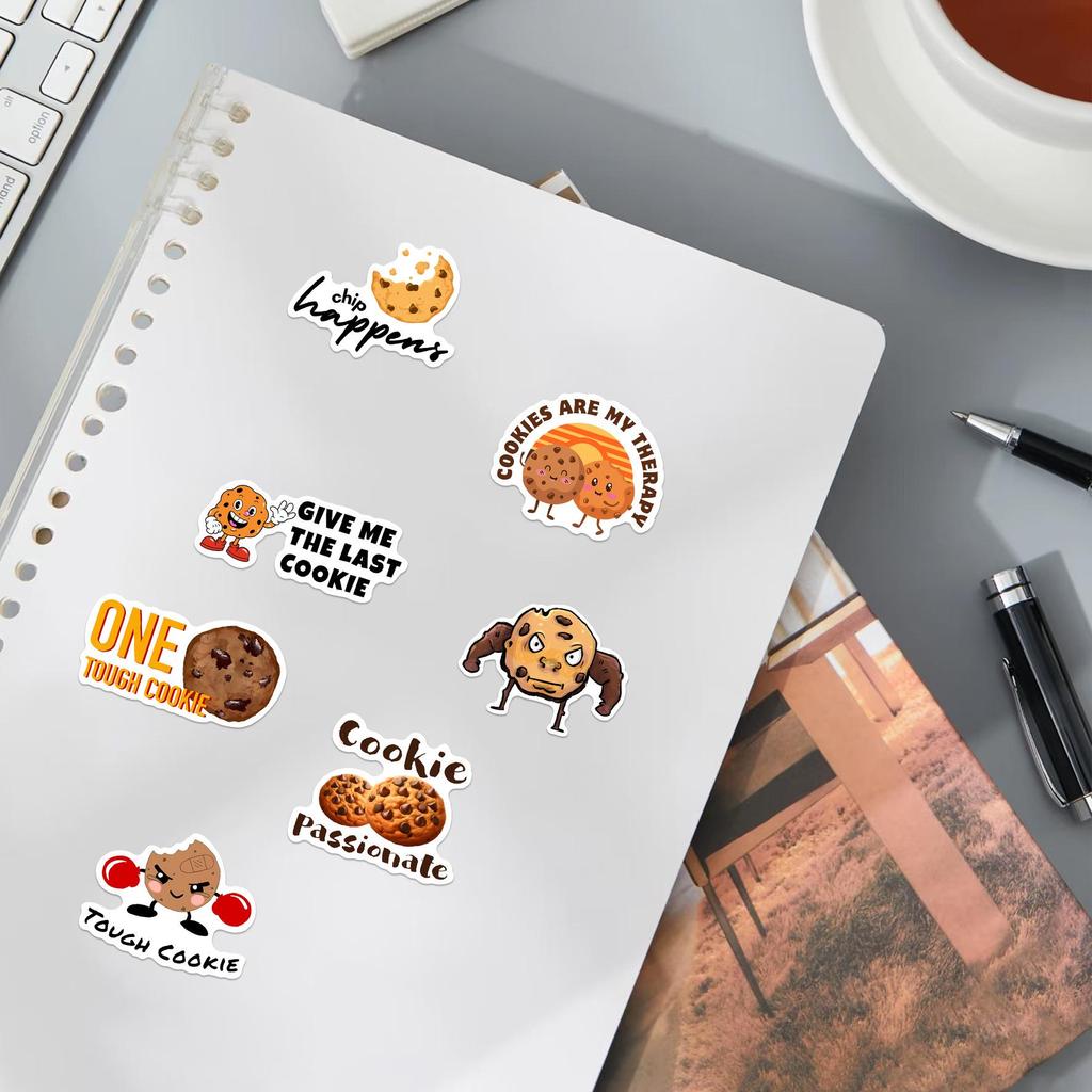 50 Водонепроницаемых наклеек «Cookie Graffiti» для DIY чемоданов и блокнотов