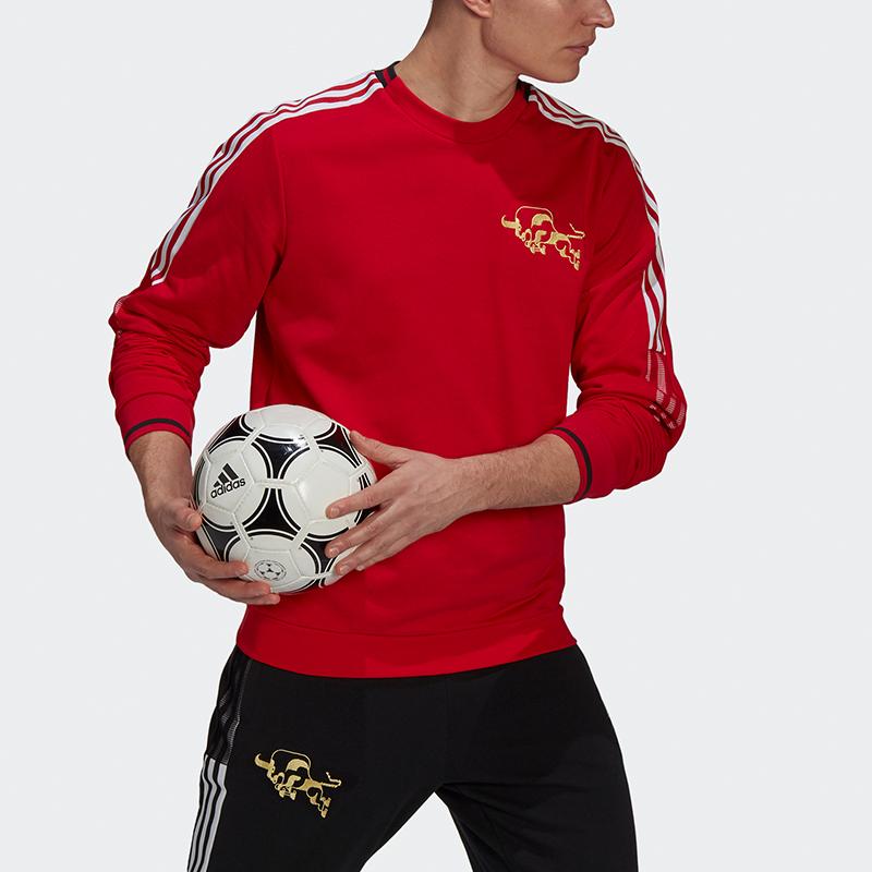 Adidas CNY Series MUFC Crew Neck Sweatshirt Men Sweatshirt Red GK9440