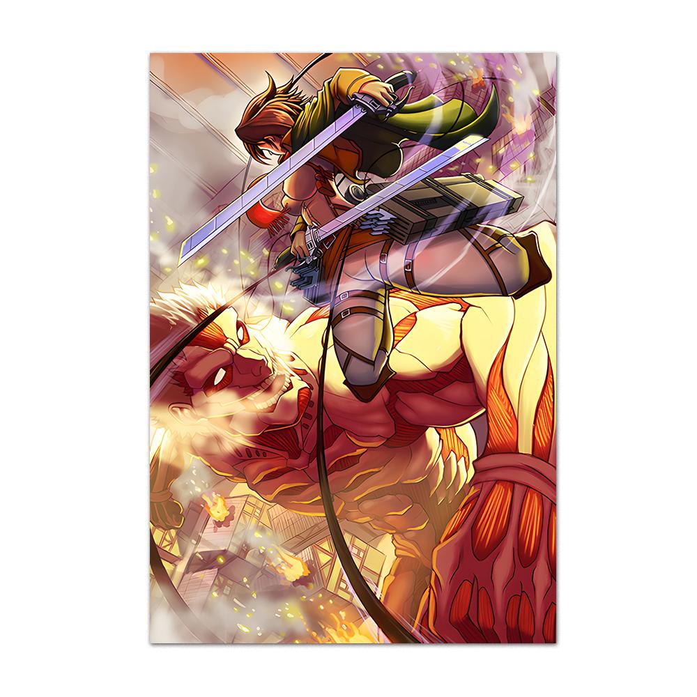 Attack On Titans Anime Poster Levi Micas Allen Home Wall Painting On Canvas Print Photos Children's Bedroom Decor In the Living Room Fresco