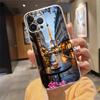 Чехол для телефона Carcasa Funda Для iPhone 17 Pro Max Air 16 15 14 13 Pro Max 15 16 Pro 15Plus 16E Кофейня ночь Эстетичный чехол