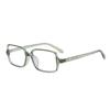 New retro square sunglasses, European and American fashion simple square rivet neutral sunglasses